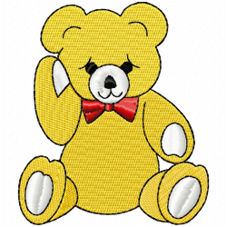 Teddy Embroidery Design 11